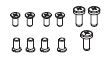 PIKO ET51730-124 - Screw set (11 pcs.)