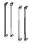 PIKO ET51732-76 - Door handrail (4 pcs.)