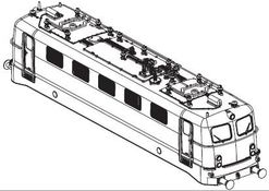 PIKO ET51524-17 - Gehäuse, komplett (ohne Stromabnehmer)