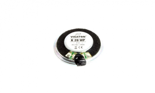 ZIMO LS28R ronde luidspreker, 28 mm, 8 ohm luidspreker