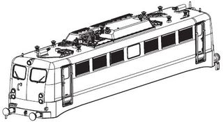 PIKO ET51732-50 - Housing, complete (without pantograph)