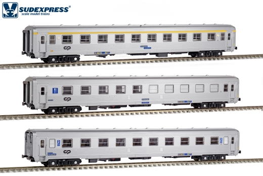 SUDEXPRESS S0419 - 3 pcs. CP “Rapido/dining car” passenger car set