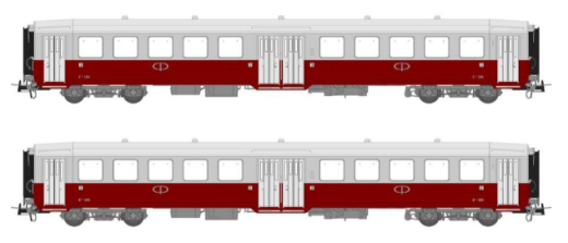 SUDEXPRESS S1101 - Set 2 cars (3 class salão + 2 class salão)