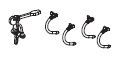 PIKO ET71320-35 - Brake hoses / coupling hooks