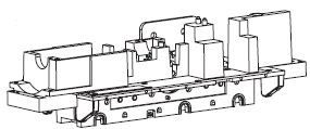 PIKO ET71320-53 - Rahmen mit Zahnrädern