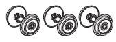 PIKO ET52700-41 - Wheel set 3 pcs. DC