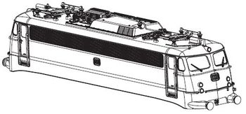 PIKO ET51800-03 - Housing, complete (without pantograph)