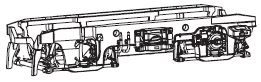 PIKO ET51800-95 - Bogie with small parts, rear