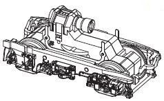 PIKO ET51805-93 - Getriebe hinten kompl. AC