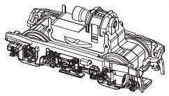 PIKO ET51809-116 - Front gearbox complete AC