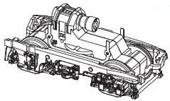 PIKO ET51803-117 - Gearbox rear complete AC