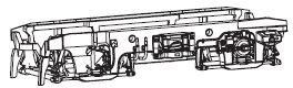 PIKO ET51808-119 - Bogie with small parts, rear