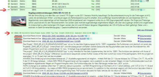 ZIMO LACOK-DAE laadcode voor gecodeerd - Däppen H0 laadcode