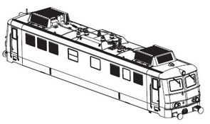 PIKO ET51762-08 - Housing, complete (without pantograph)