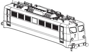 PIKO ET51742-14 - Carcasa completa (sin colector de corriente)