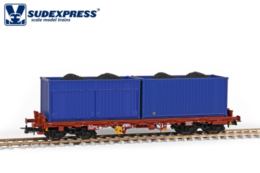 SUDEXPRESS S454062 - Medway-Wagen SGS Druckluftbremse Version x 2 Behälter Petcoke