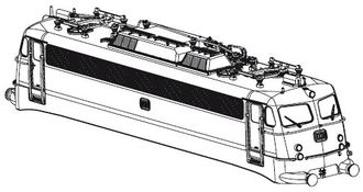 PIKO ET51804-10 - custodia, completa. (senza collettore di corrente)