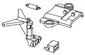 PIKO ET51808-104 - Deichsel / Abdeckung / Feder