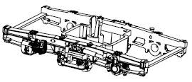 PIKO ET73026A-235 - bogie MD367 (avec alternateur)