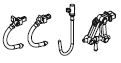 PIKO ET96330-32 - Heating plug, brake hose, tow hook