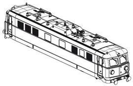 PIKO ET51766-11 - Boîtier complet. (sans collecteur de courant)