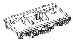 PIKO ET53000-155 - bogie with alternator