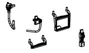 PIKO ET51852-26 - Attachments lower edge housing