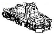 PIKO ET51847-108 - Riduttore con carrello, anteriore, completo. AC