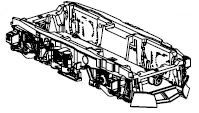 PIKO ET51840-112 - Bogie with small parts, front DC