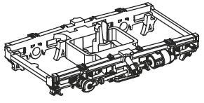 PIKO ET53000-179 - Bogie avec alternateur/générateur dessieu