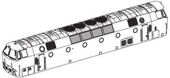 PIKO ET71433-01 - Behuizing, gedecoreerd (met venster)