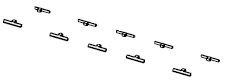 PIKO ET51820-31 - Light sticks engine room 10pcs.