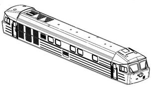 PIKO ET52770-05 - Housing, decorative (with window)