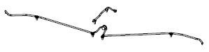 PIKO ET51880-29 - Roof cables, spring hooks Pantogr.