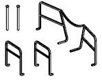 PIKO ET52749-23 - Handrails, railings