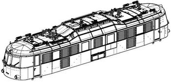 PIKO ET71146-03 - Housing, complete (without pantograph)