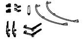 PIKO ET51860-20 - Front hand bar, sign holder, windshield wiper, antenna, socket