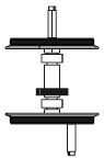 PIKO ET37230-84 - Radsatz m. Haftreifen (Getriebe vorne)