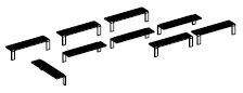 PIKO ET71170-28 - Roof grate (9 pcs.)