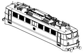 PIKO ET51750-21 - Boîtier complet (sans collecteur de courant)