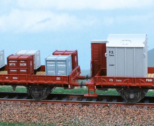 A.C.M.E. AC45123 - Set mit 2 Flachwg.Typ P beladen, FS