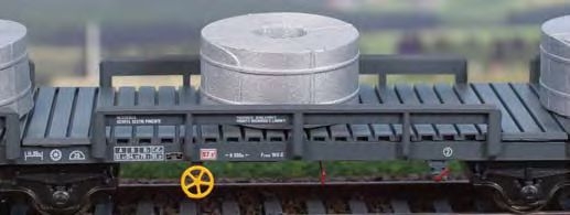 ACME AC45131 - Flat Car Italsider Set with 3 Private Car Coils