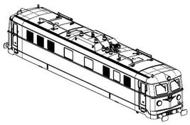 PIKO ET51768-02 - Custodia, completa. (senza collettore di corrente)