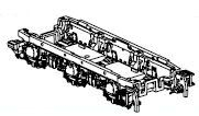 PIKO ET51768-75 - bogie with small parts, left