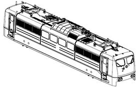 PIKO ET51302-06 - Behuizing, compleet. (zonder stroomafnemer)