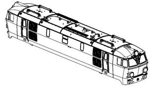 PIKO ET96333-02 - Housing, complete.