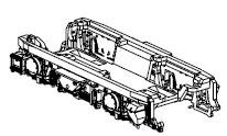 PIKO ET51884-66 - Bogie with small parts, rear