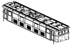 PIKO ET40350-03 - Carcasa completa (sin colector de corriente)