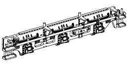 PIKO ET47103-42 - Copertura telaio tender sinistra completa.