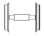 PIKO ET37442-44 - Wheel set without gear